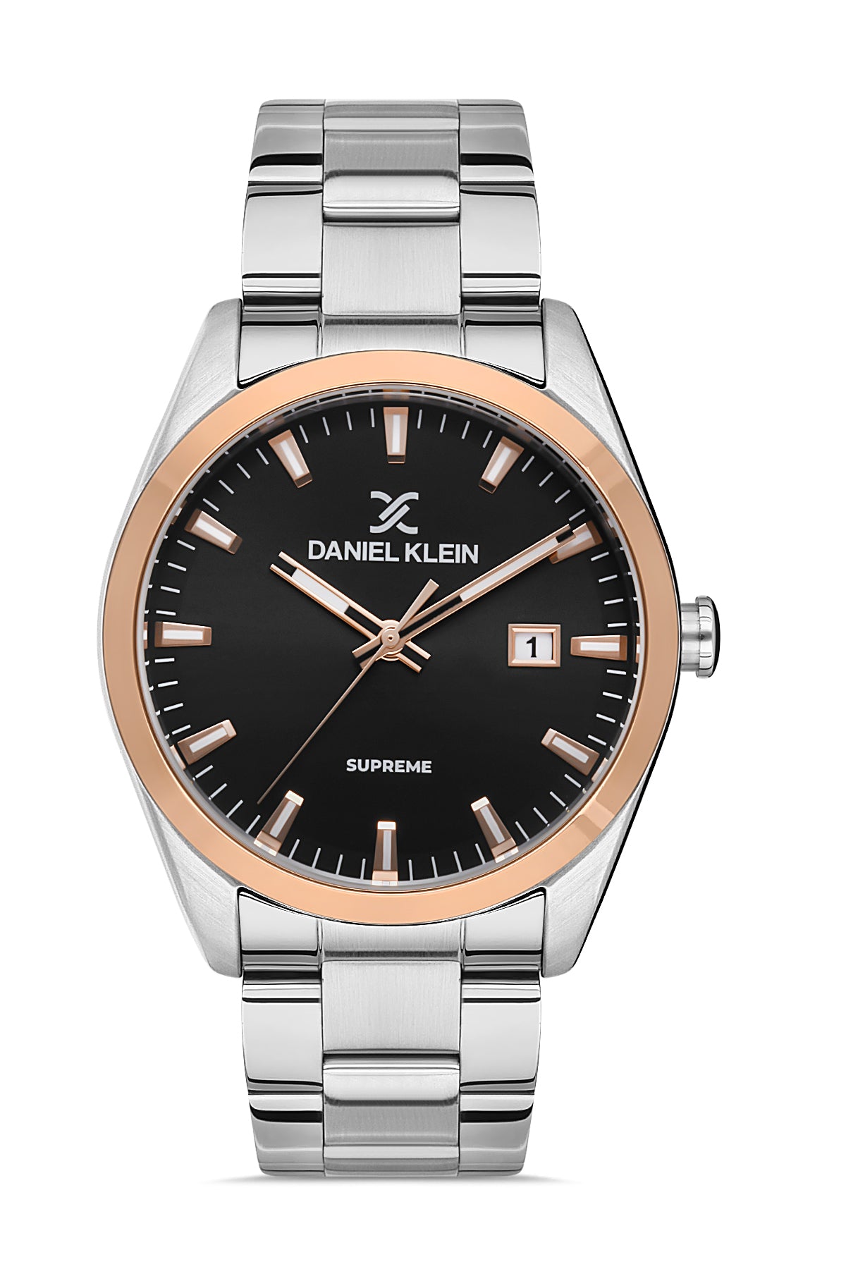 Daniel Klein Supreme Men Black/Rose Gold Watch