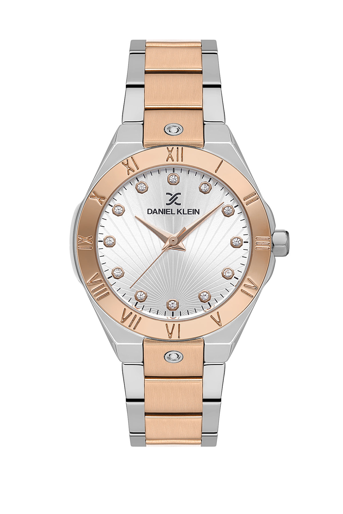 Daniel Klein Premium Women Silver/Rose Gold Watch