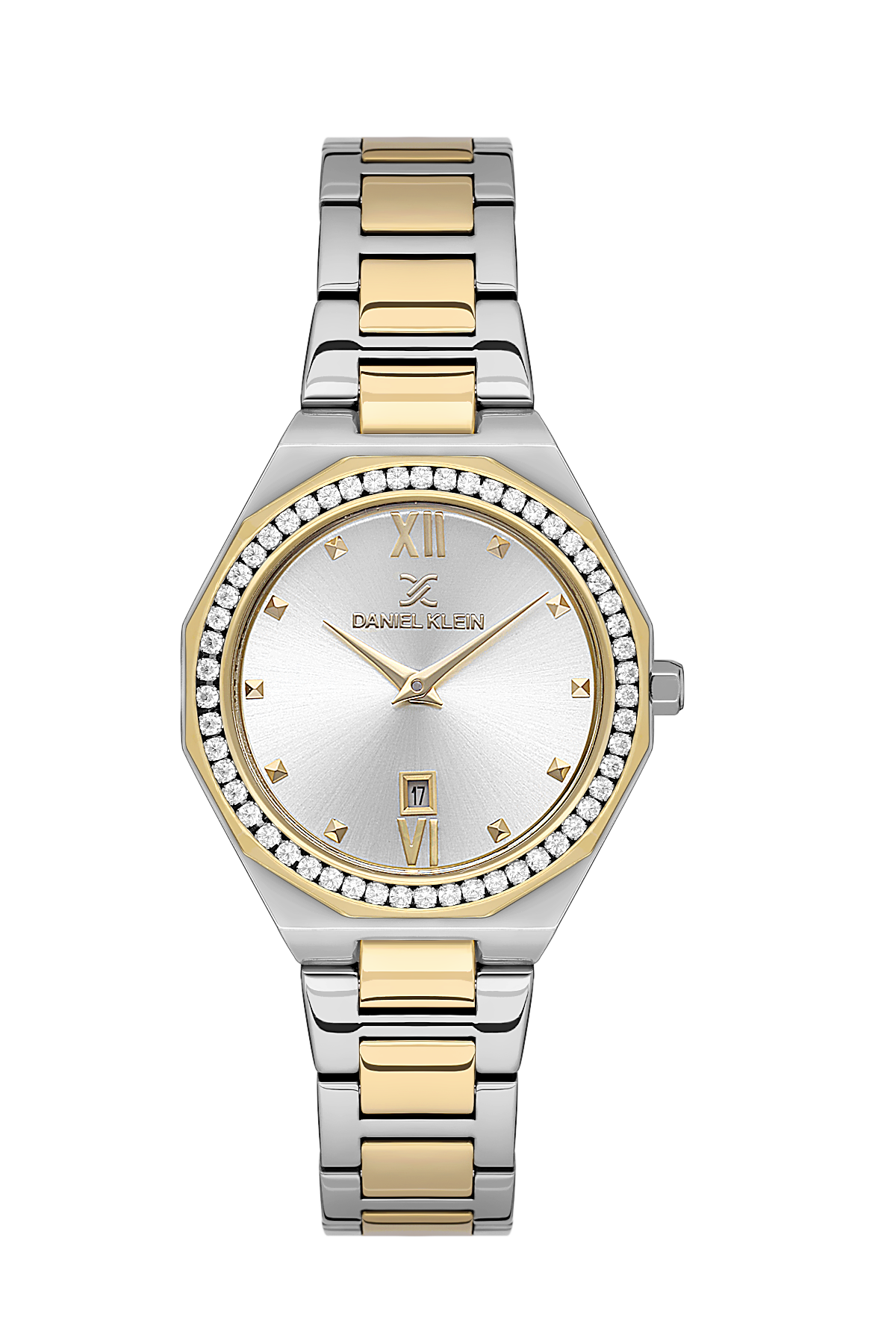 Daniel Klein Premium Women Silver/Gold Watch