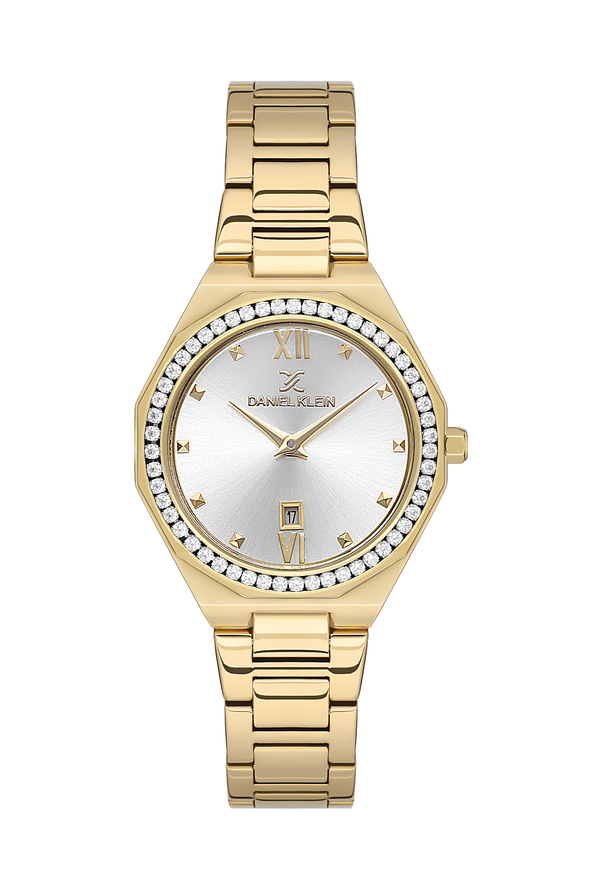 Daniel Klein Premium Women Silver/Gold Watch