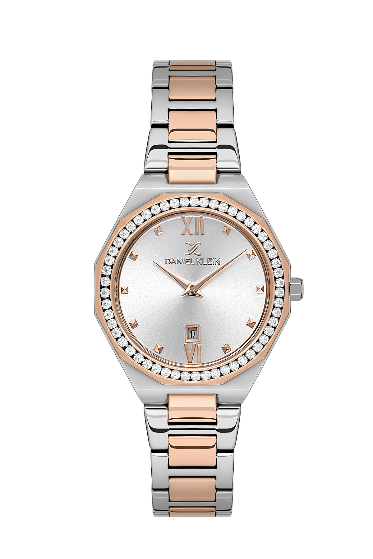 Daniel Klein Premium Women Silver/Rose Gold Watch