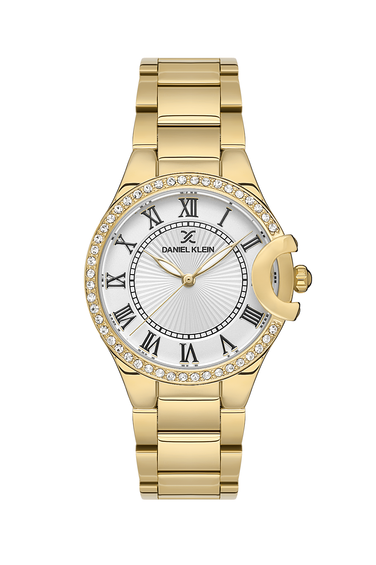 Daniel Klein Premium Women White/Gold Watch