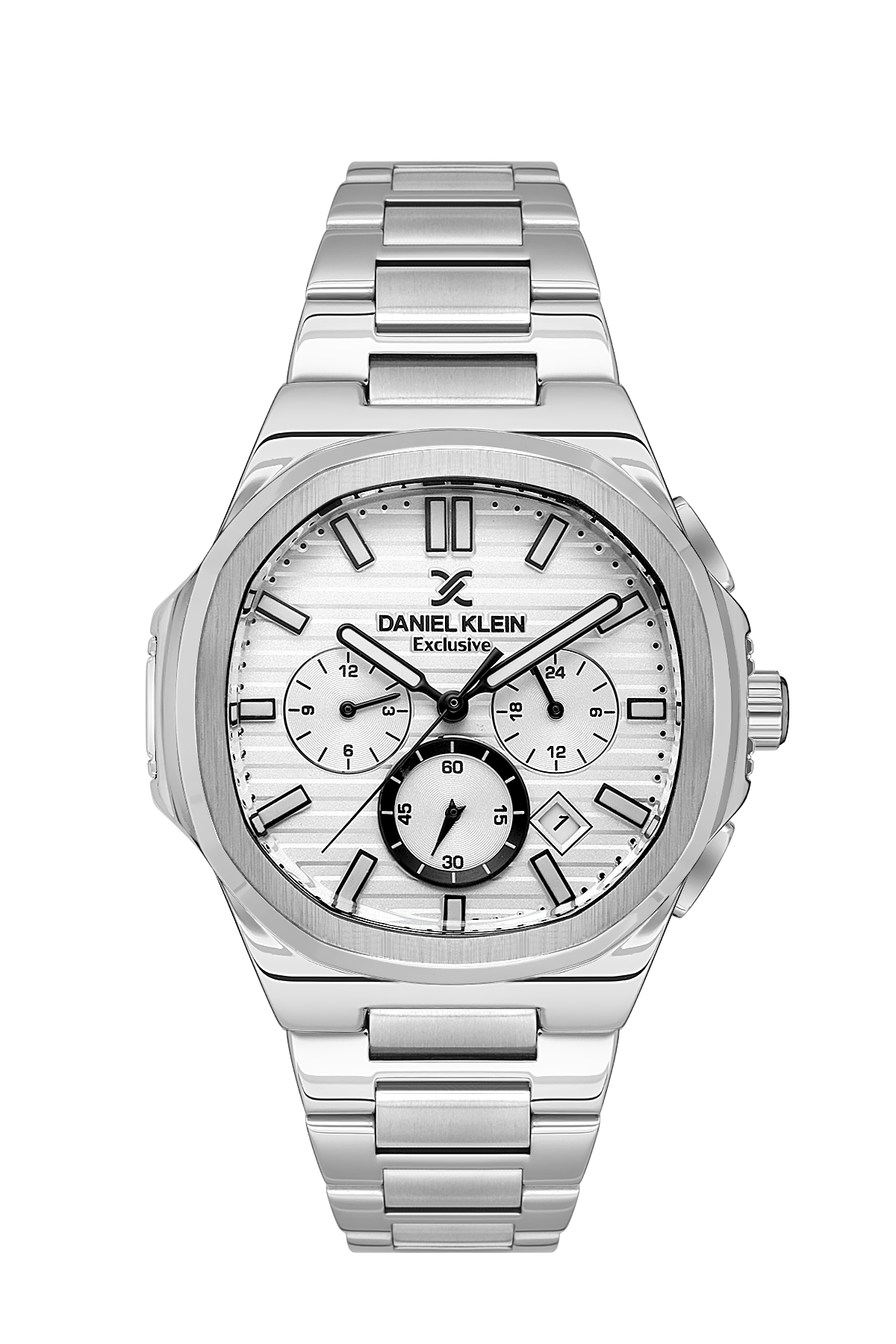 Daniel Klein Exclusive Men White Stainless Steel Watch