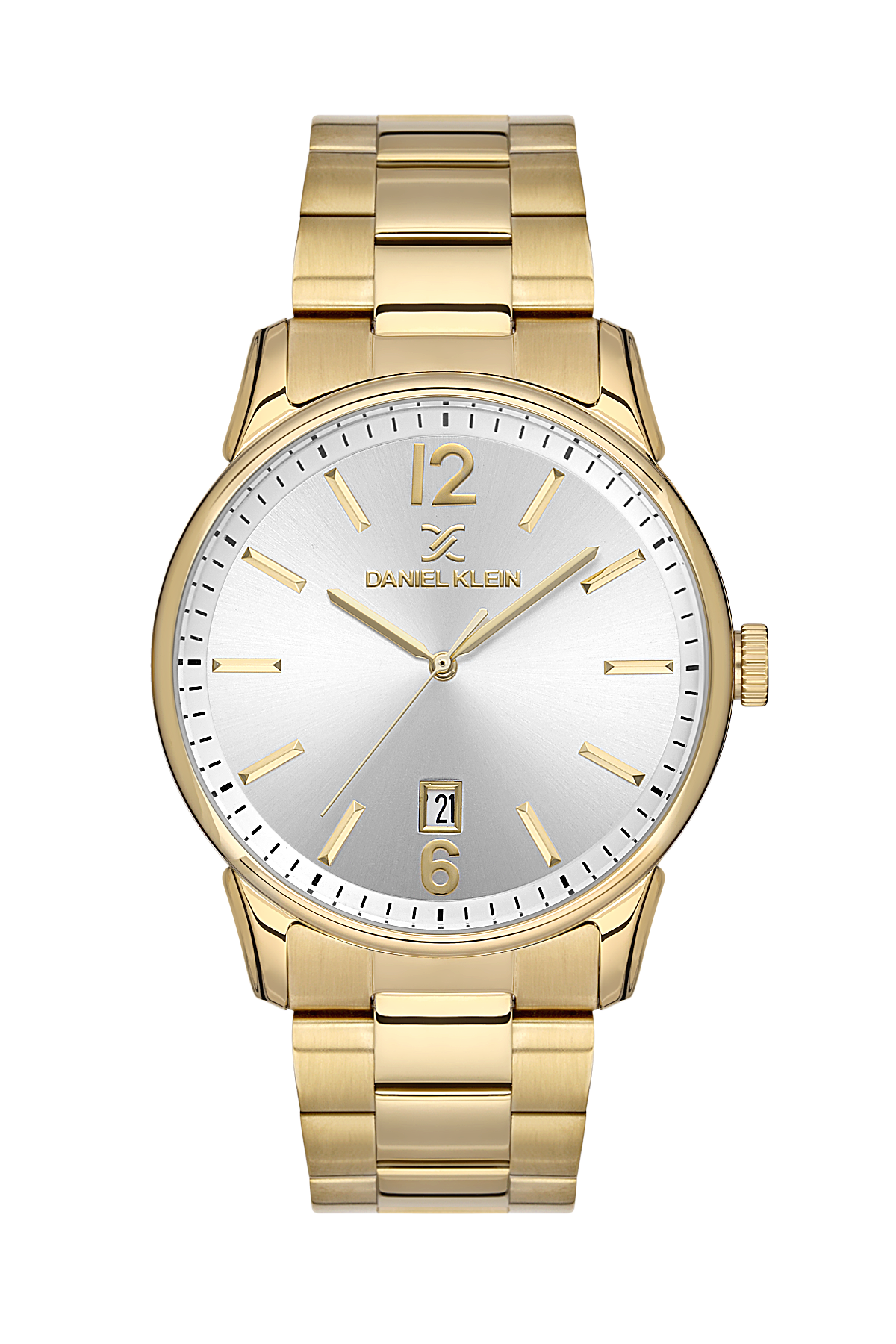 Daniel Klein Premium Men Gold/Silver Dial Watch