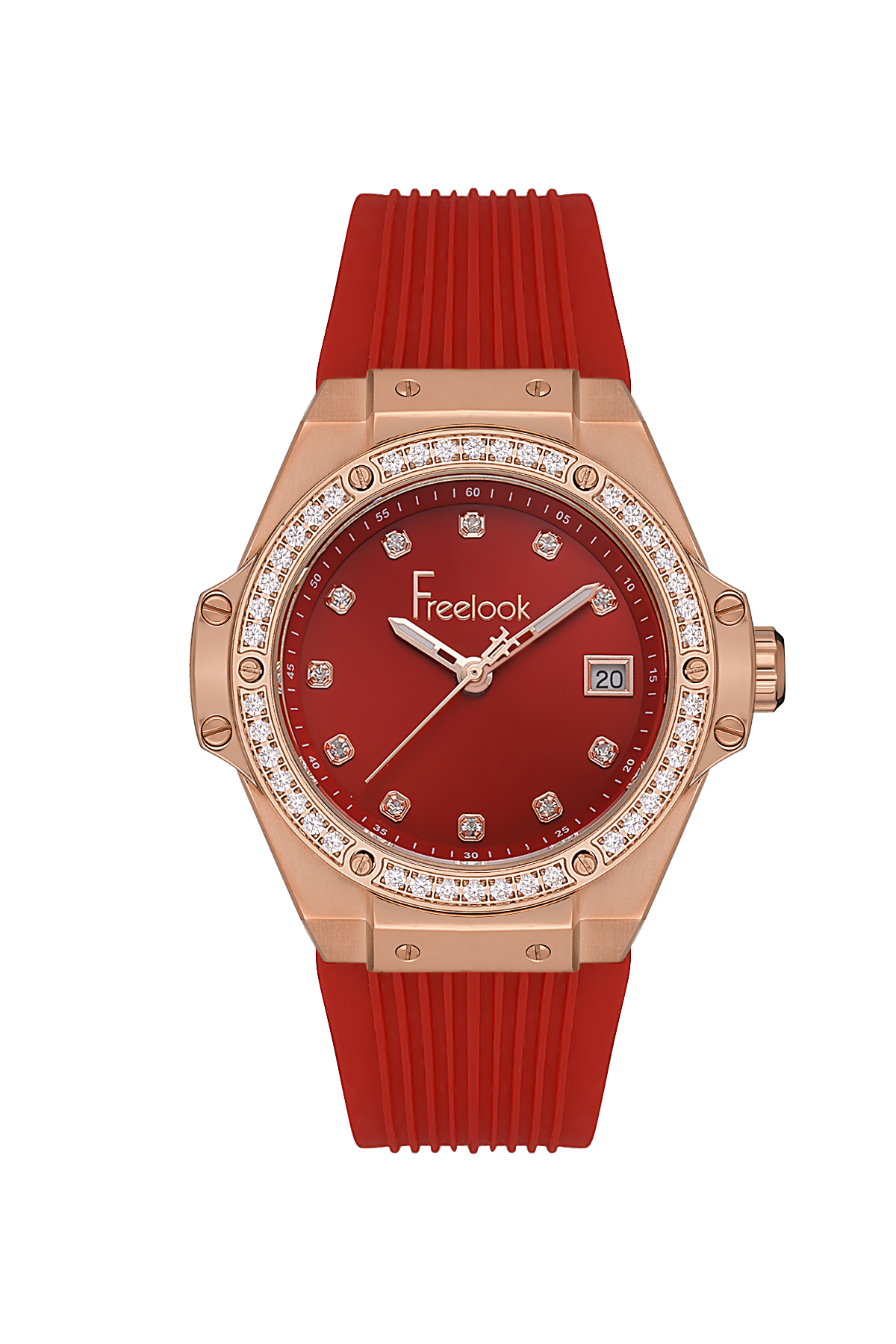 Freelook Charmant Women Red/Rose Gold Watch