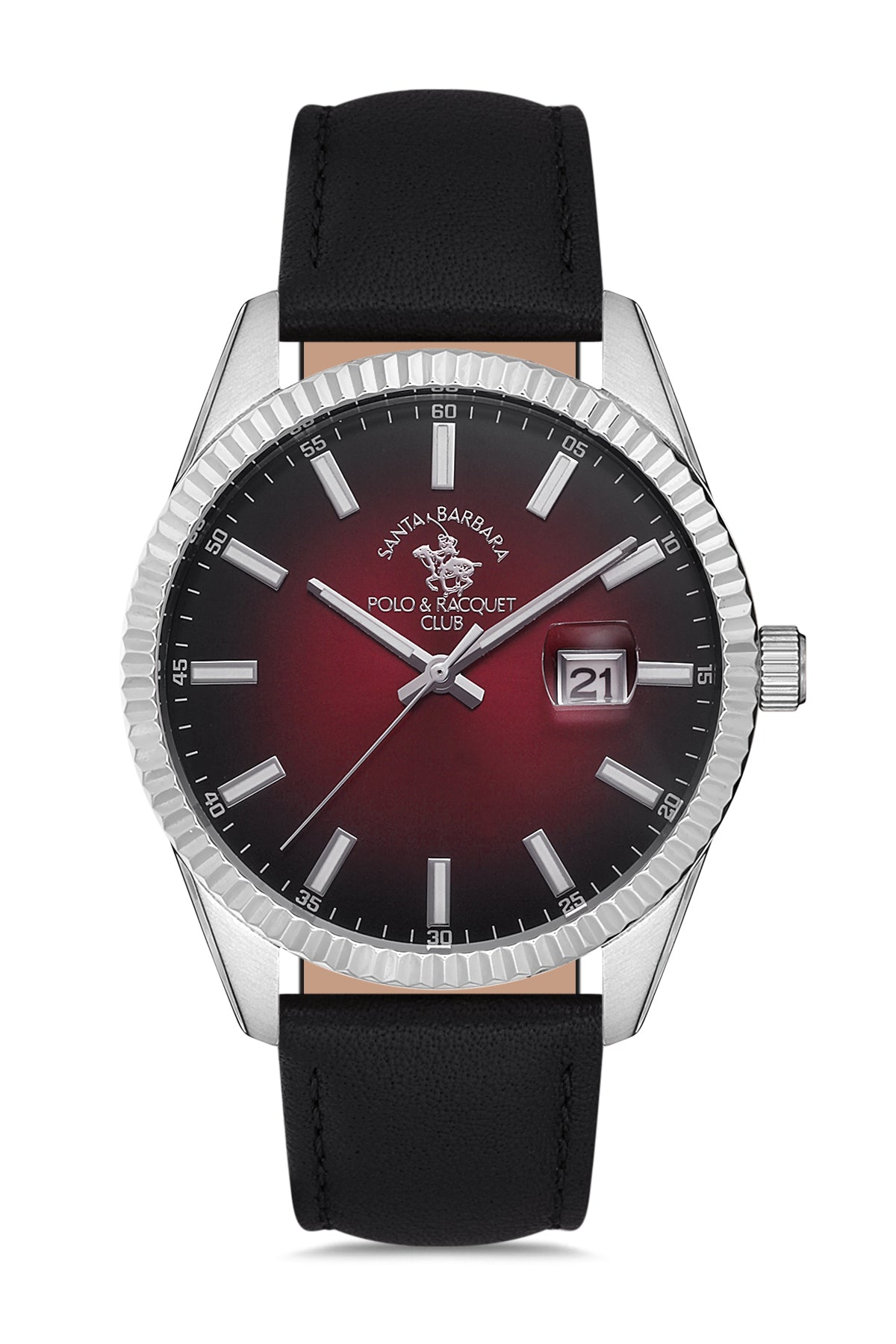 Santa Barbara Polo Noble Men Black/Burgundy Watch