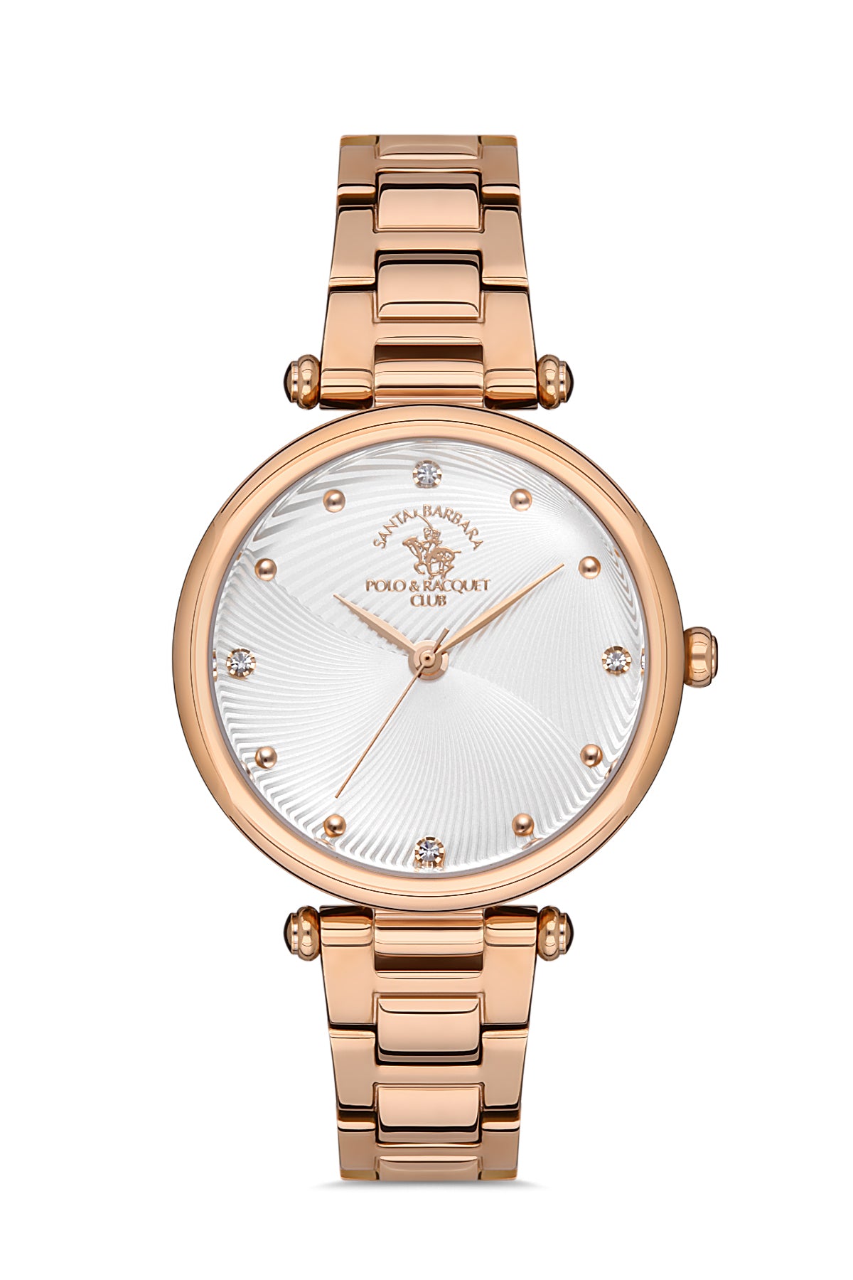 Santa Barbara Polo Unique Women White/Rose Gold Watch