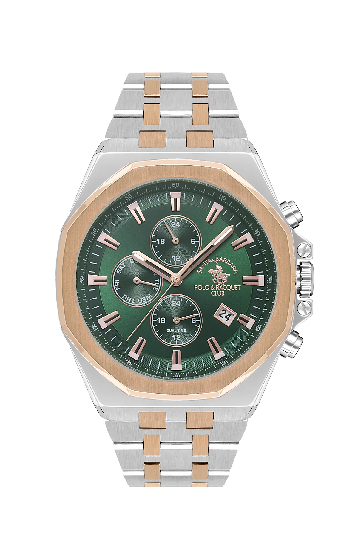 Santa Barbara Polo Legend Men Green/Two Tone Watch