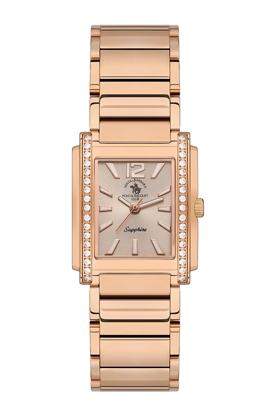 Santa Barbara Polo Luxury Women Rose Gold Gemset Watch