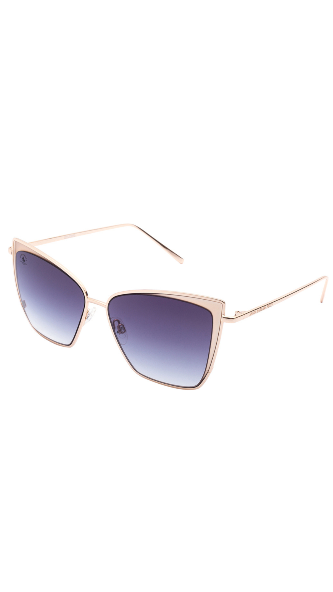 Santa Barbara Polo Women Gold Sunglass