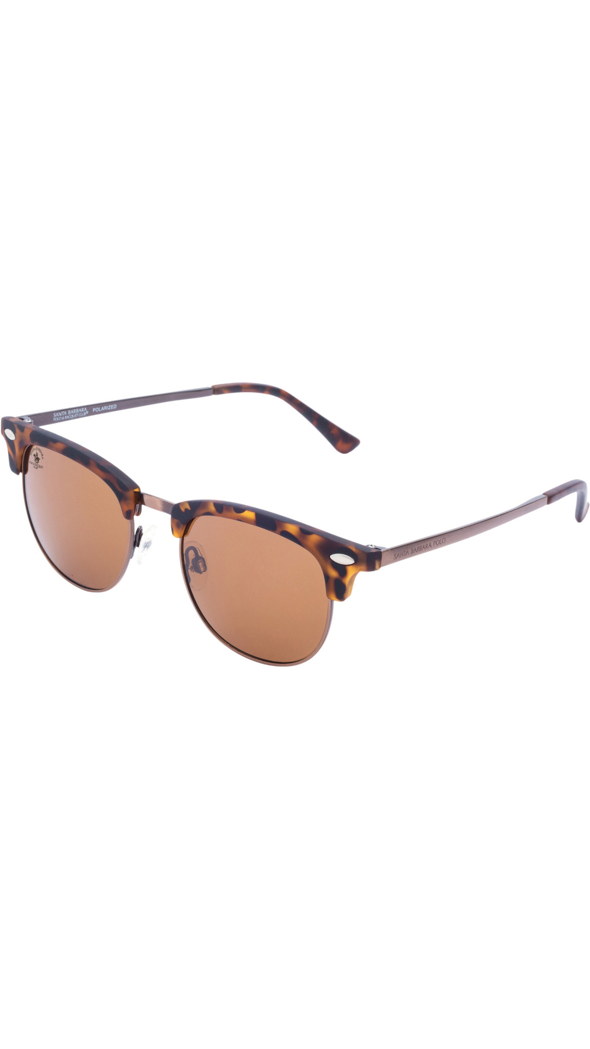 Santa Barbara Polo Unisex Brown Pattern Sunglass