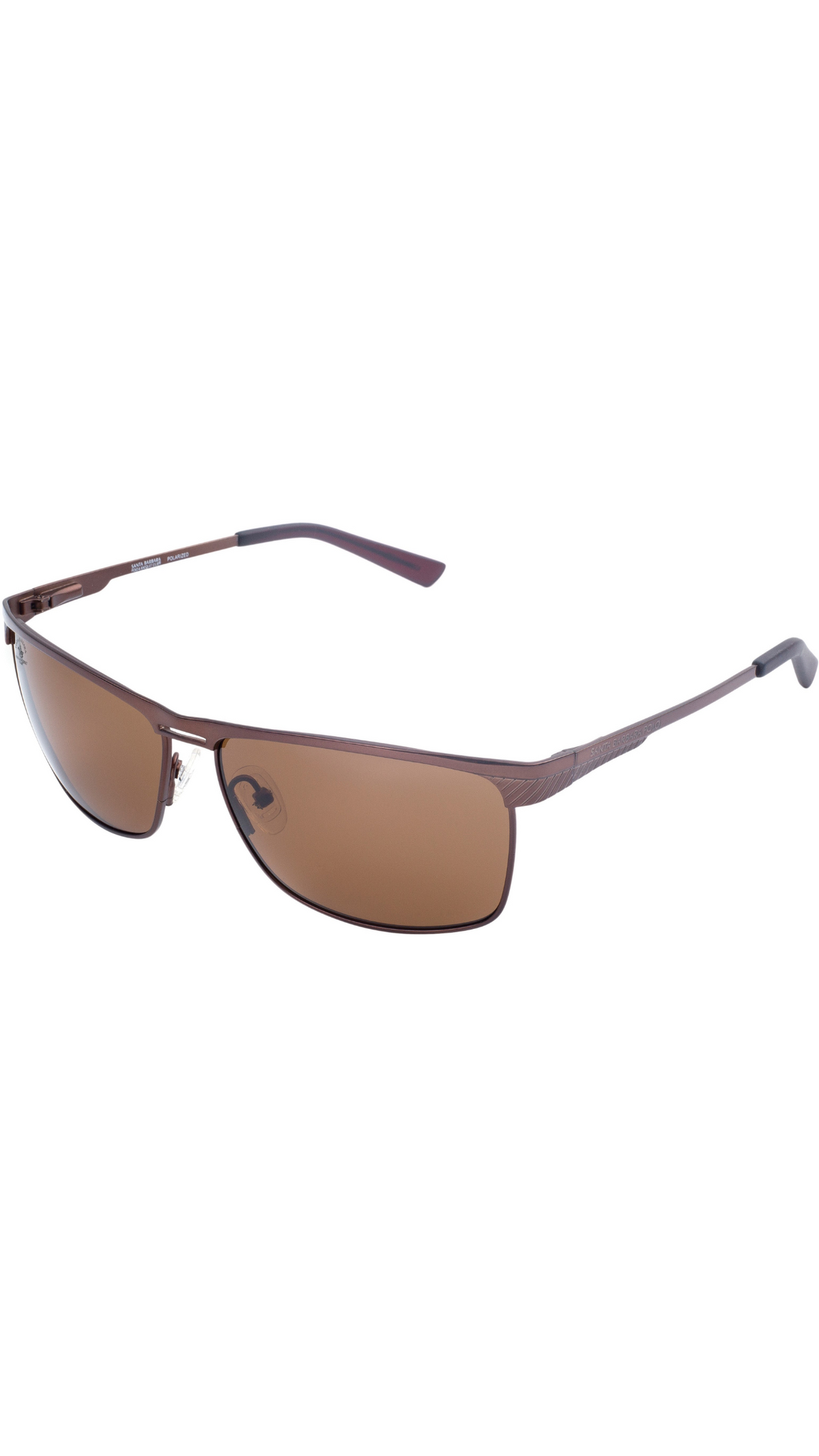 Santa Barbara Polo Men Brown Polarized Sunglass