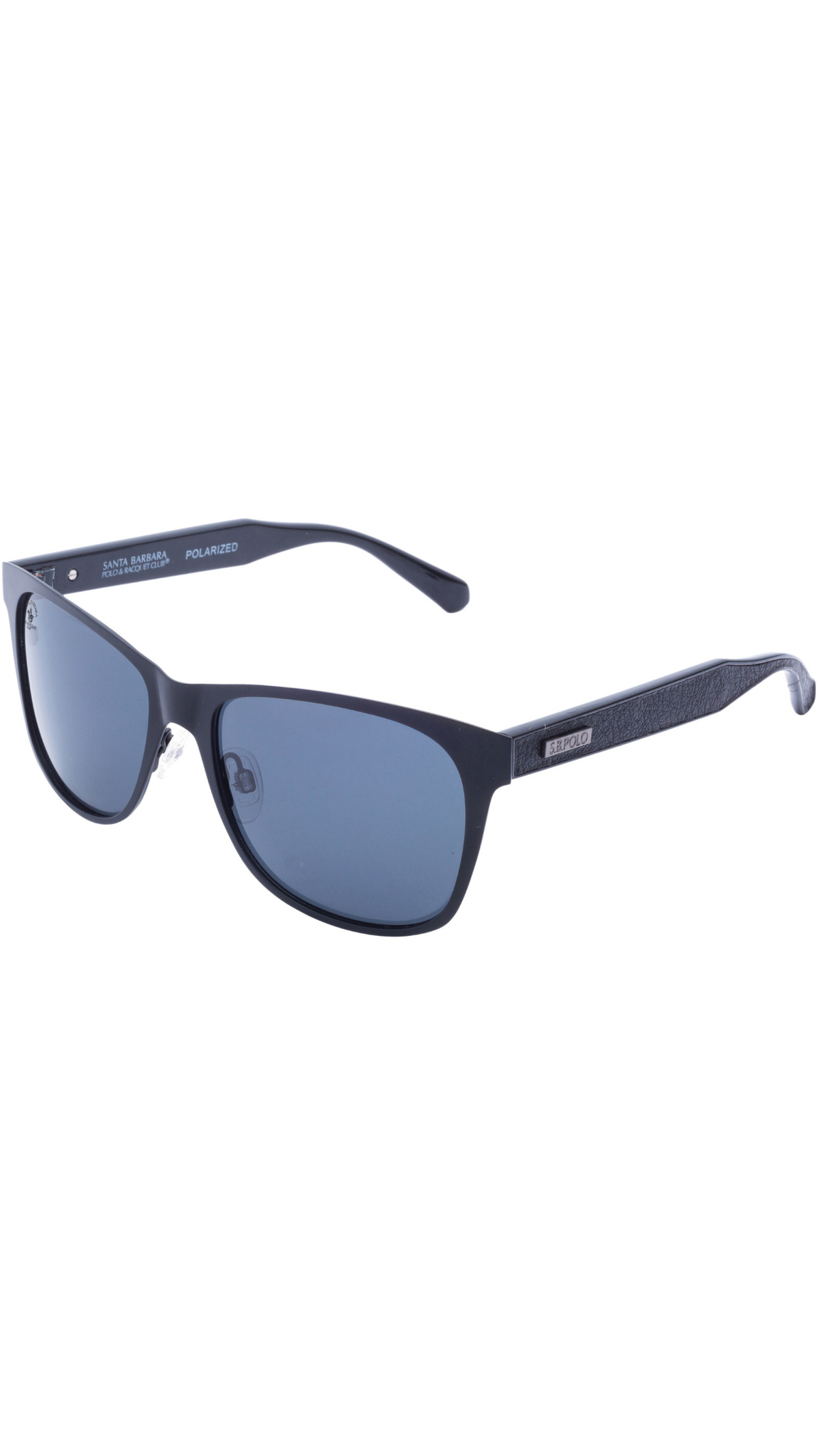 Santa Barbara Polo Men Black Polarized Sunglass