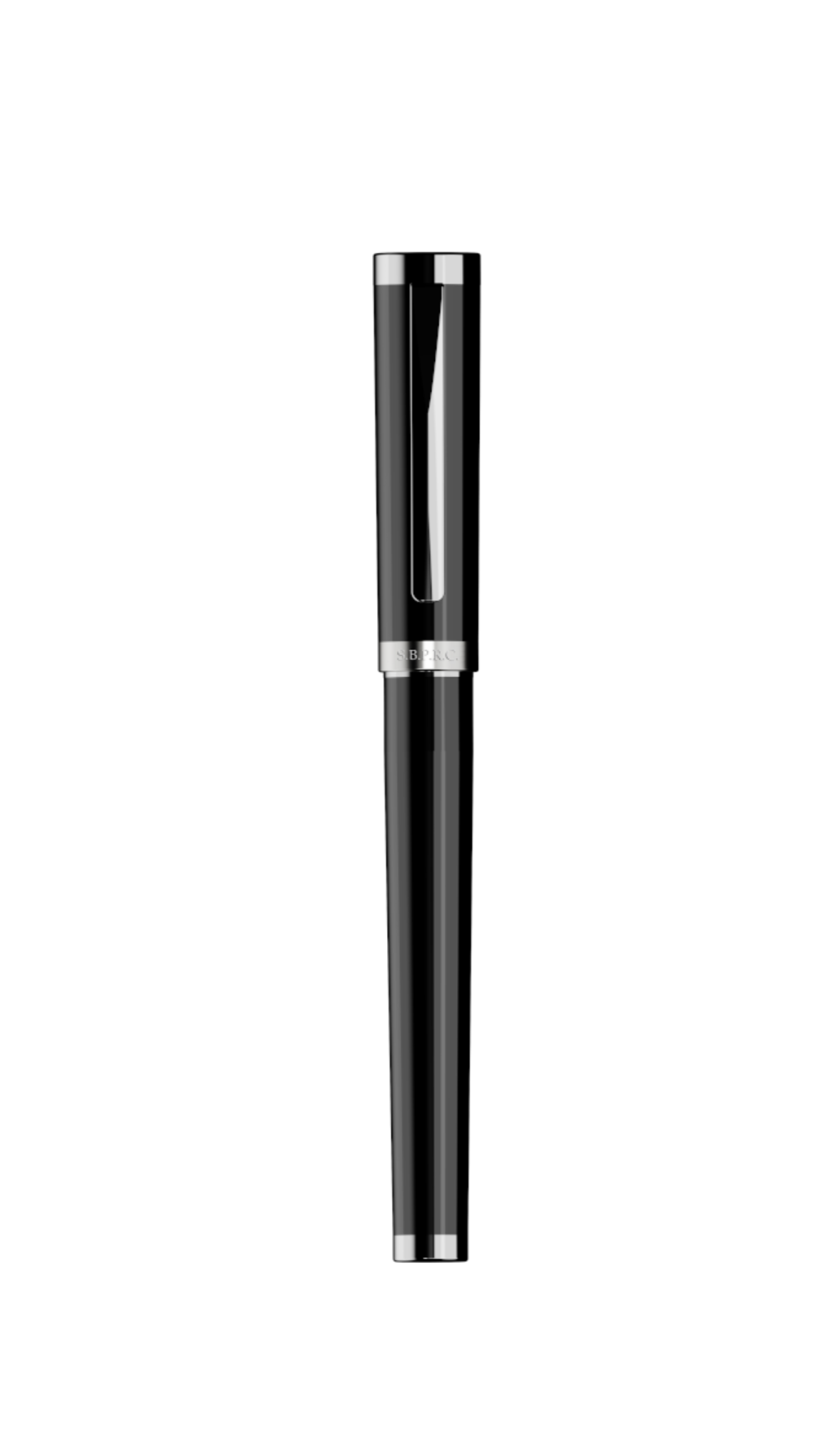 Santa Barbara Polo Gloss Black/Silver Ballpoint Pen