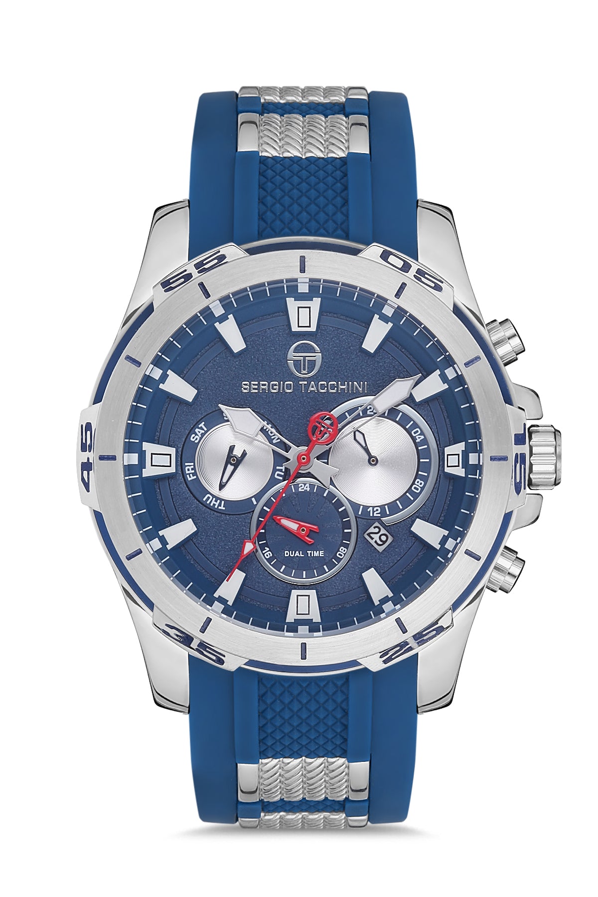 Sergio Tacchini Heritech Men Blue/Silver Watch