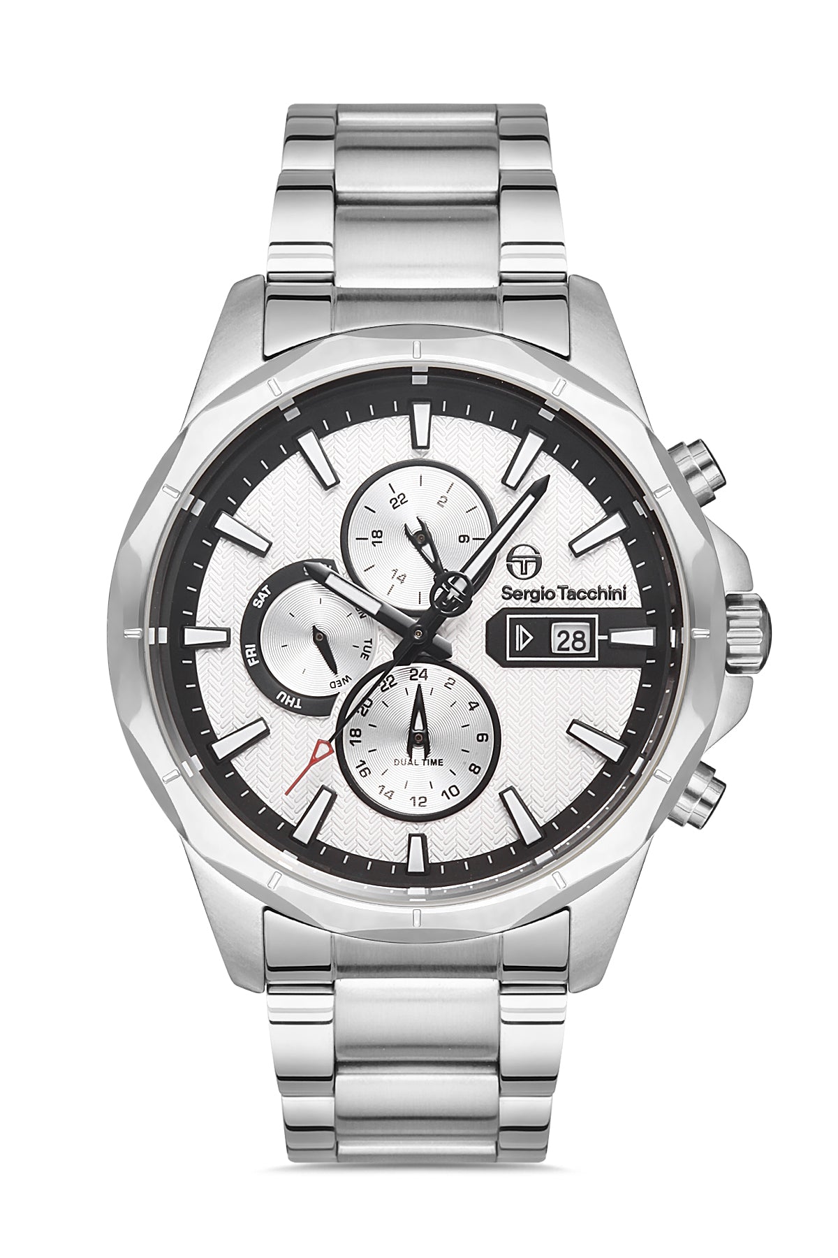 Sergio Tacchini Archivio Men White Stainless Steel Watch