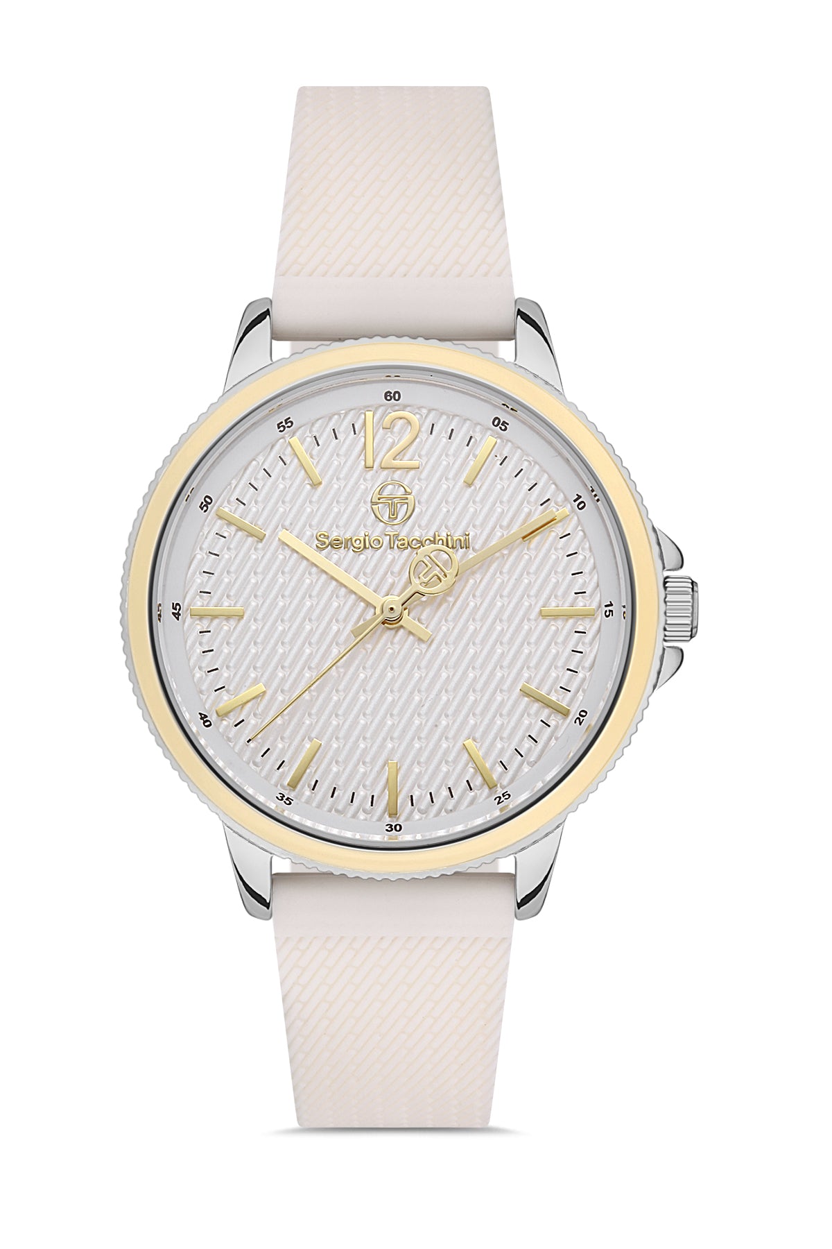 Sergio Tacchini Streamline Women White Rubber Watch