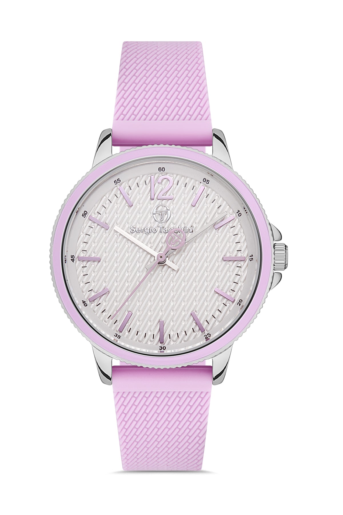 Sergio Tacchini Streamline Women Pink Rubber Watch