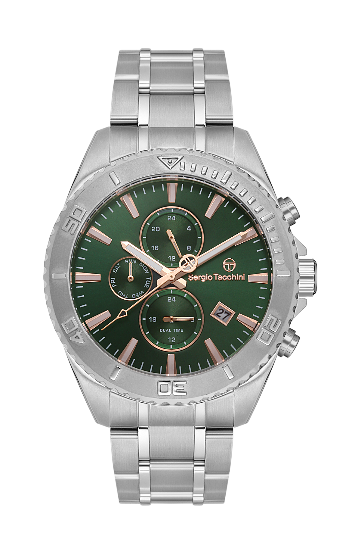 Sergio Tacchini Coastlife Men Green Stainless Steel Watch