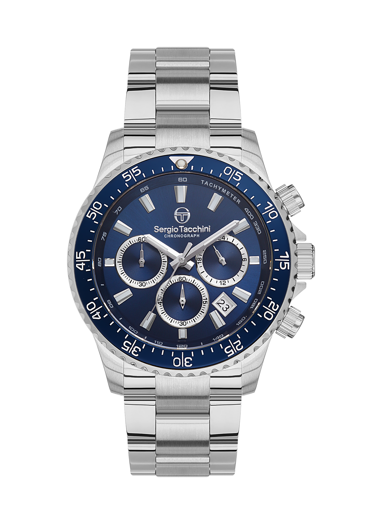 Sergio Tacchini Heritech Men Blue Chronograph Watch