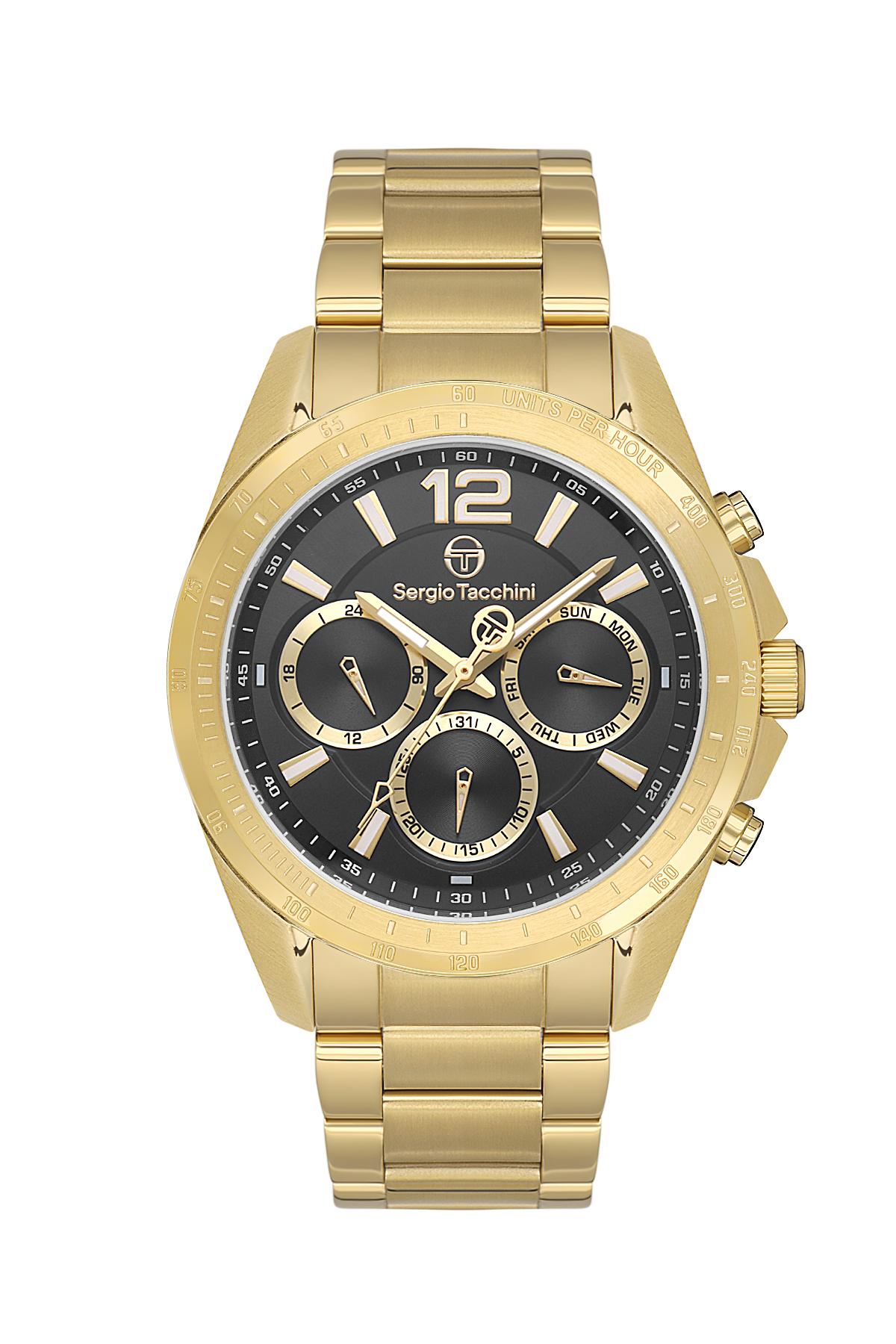 Sergio Tacchini Archivio Men Gold/Black Stainless Steel Watch