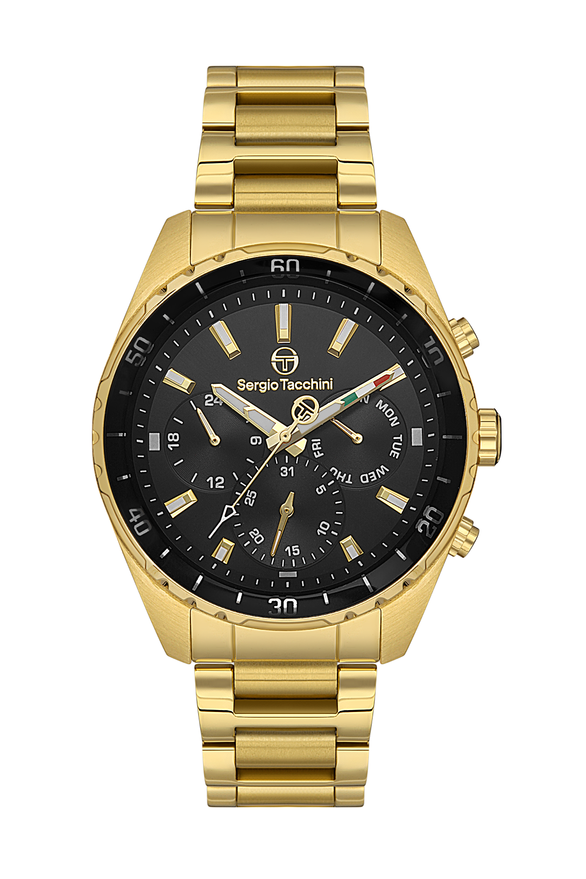 Sergio Tacchini Coastlife Men Black/Gold Watch