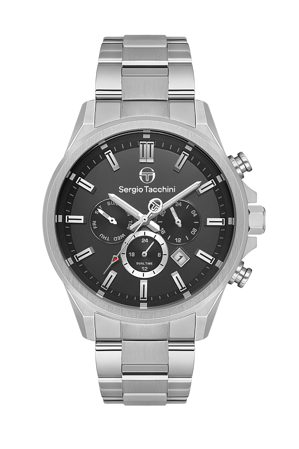 Sergio Tacchini Archivio Men Black Stainless Steel Watch