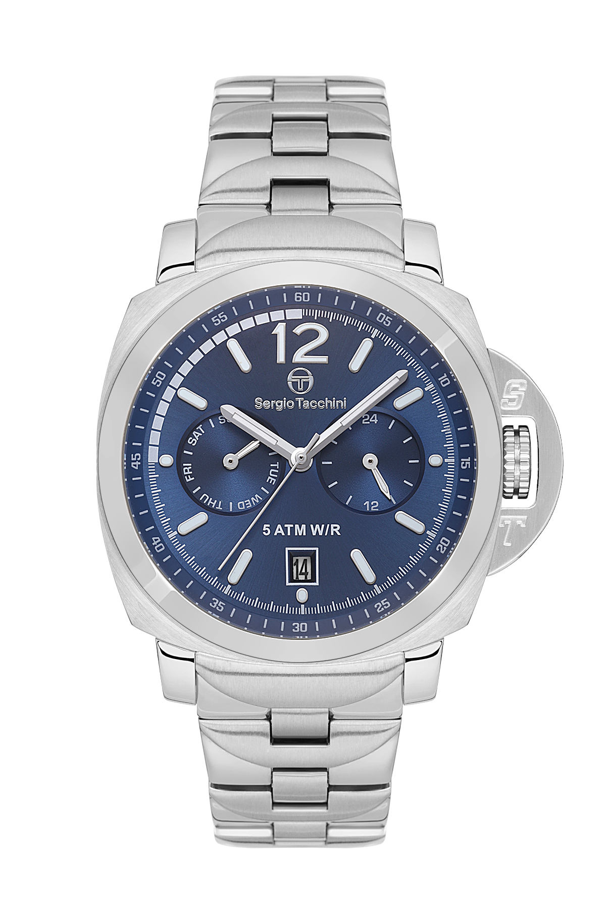 Sergio Tacchini Heritech Men Blue Stainless Steel Watch