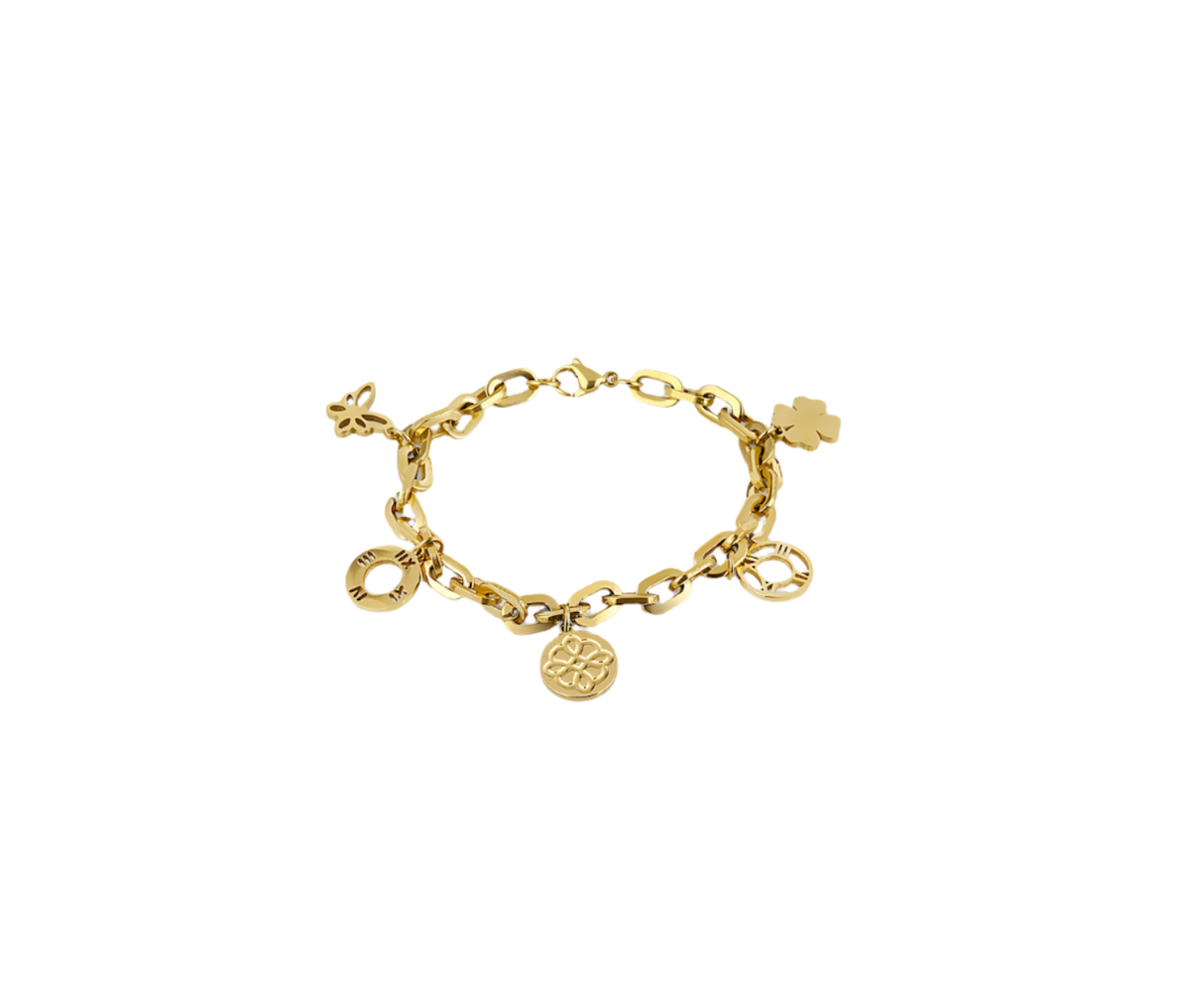 Daniel Klein Women Gold Charm Bracelet